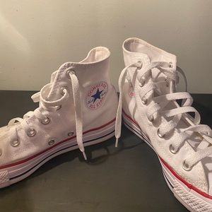 white high top converse